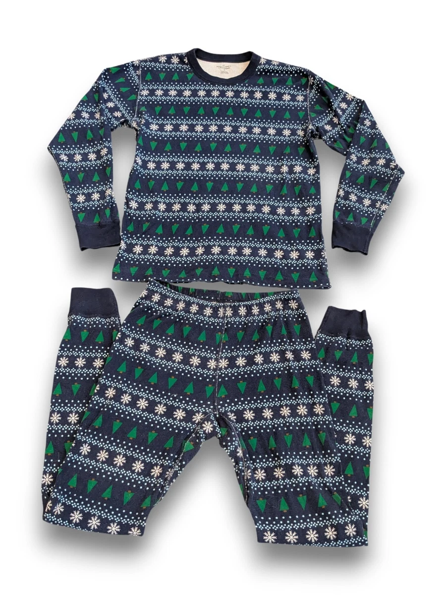 Pyjama Manches Longues Hanna Andersson Renne Rouge/vert Taille 10 - Ensemble Unisexe Parfait état