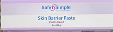 2 Tubes SAFE N SIMPLE SKIN BARRIER PASTE - PECTIN BASED - 2 OZ. 
