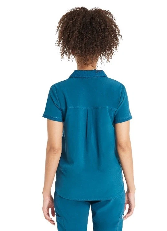 Scrubstar Women's Antimicrobial Premium Performance Collar Top Size:2XL - Image 2 of 4