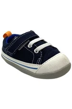 See Kai Run Baby's Unisex Stevie II Shoe Navy Canvas