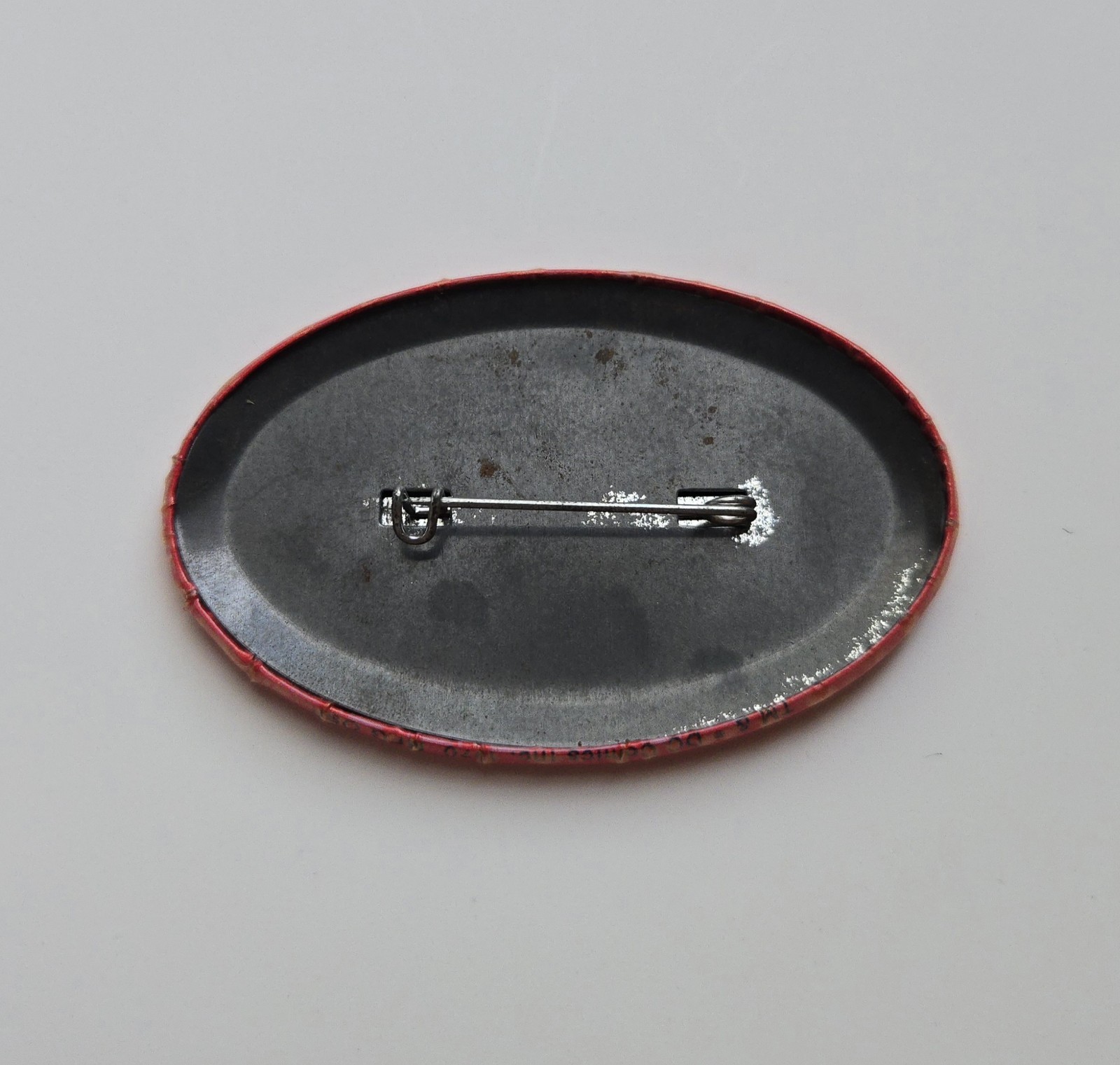 VINTAGE 1970 BATMAN PROMO BUTTON - DC COMICS BAT SYMBOL LOGO PIN