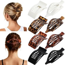 Artchita 8Pcs French Flat Hair Clips for Women 2 Styles Claw Clips for Girls ...