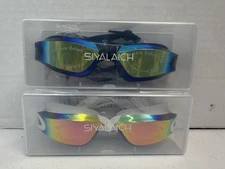 Lot Of Two 2 New Siyalaich Swimming Googles  Sealed