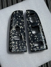 2003-2007 GMC Sierra Silverado  Forged Carbon window Trim Bezel  SINGLE CAB