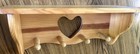 Wooden 14” Heart Self With Pegs — photo 1