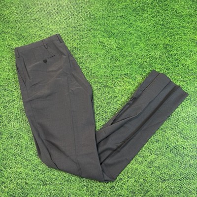 NWT Stefano Ricci Men's Gray Wool Trousers Slim Fit Pants Size 48 IT US 32 X 36