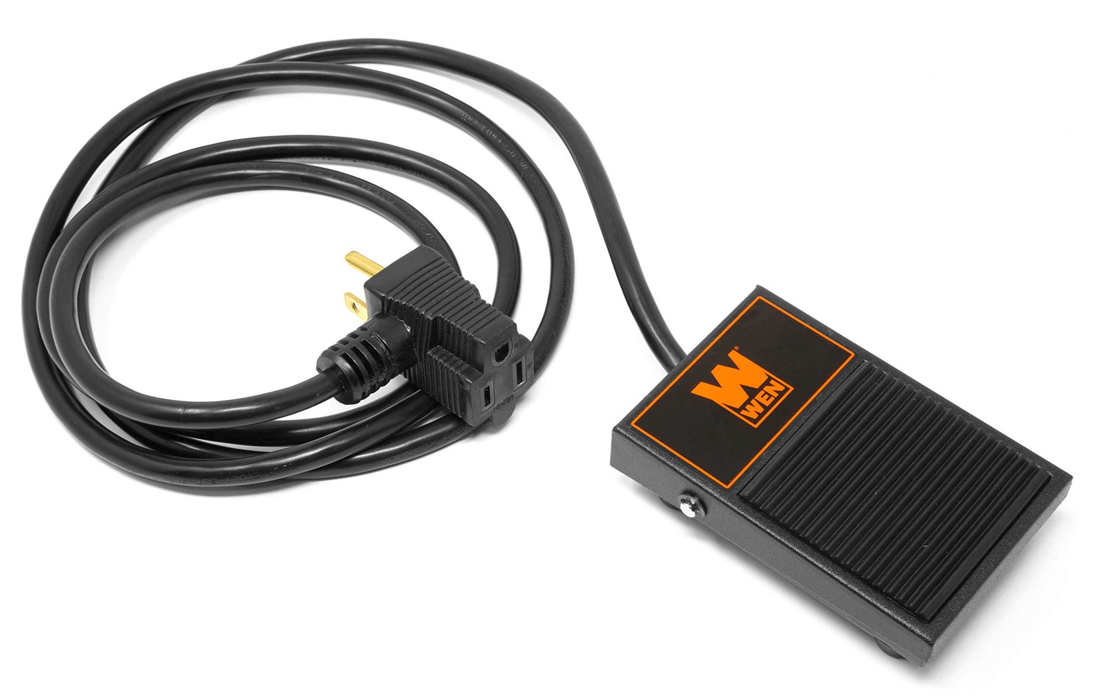 WEN WA0392 120V 15-Amp Momentary Power Foot Pedal Switch for Woodworking Black