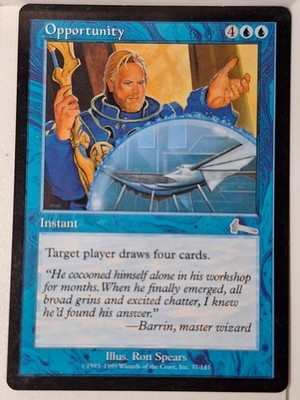 Opportunity - Urza's Legacy - Magic the Gathering MTG Nice!