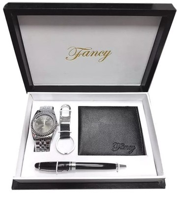 Topzilly® Set regalo di lusso per le donne, orologio, orecchini, portafoglio, regalo per lei, regalo di compleanno per lei, regalo per la festa della mamma, set regalo di Natale o anniversario, Rosso