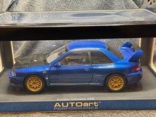 AUTOart 1:18 scale Subaru Impreza22B STi Black Diecast Model Car