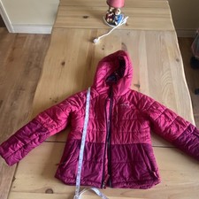 Patagonia Hooded Insulated Kids Puffer Jacket L 12 Pink Burgundy Winter