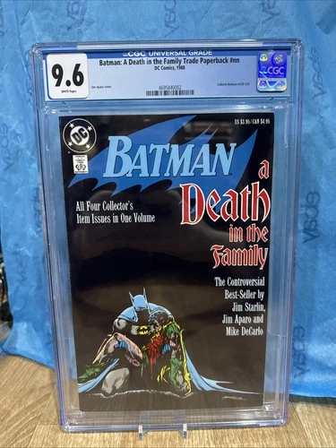 BATMAN: A DEATH IN THE FAMILY #nn NM+ CGC 9.6 1988 TRADE PAPERBACK Graded Comic