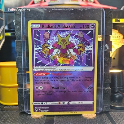 Radiant Alakazam Silver Tempest Ultra Rare Pokémon TCG 059/195 Sword & Shield