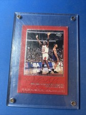 1997 Upper Deck Basketball Michael Jordan Memorable Moments Jumbo Card #24 MJ