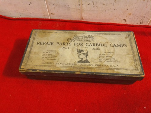 justrite carbide lamp repair parts for carbide lamps no 2 miners box only