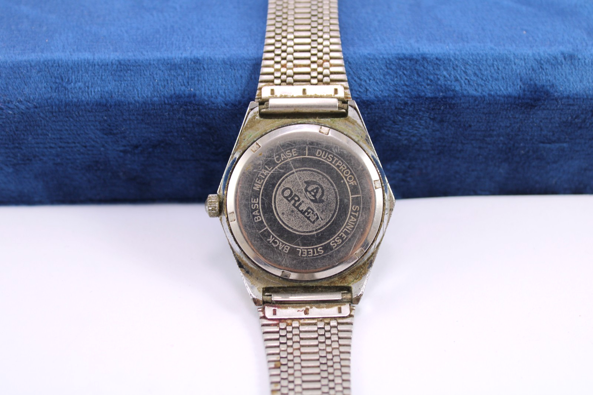 Vintage Orlet men wristwatch 17 Jewels Swiss Mechanical Watch Not