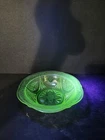 💚✨ Vintage HAZEL ATLAS  Glass Company Royal Lace Pattern Glows  1934-1941