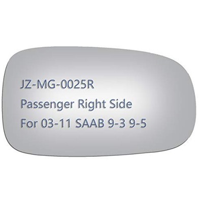  Side Mirror Glass fit for Saab 9-3 9-5 9-3X View RH Passenger Right Side