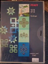 PFAFF Creative Card 312 Hardanger Embroidery ...