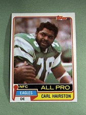 Carl Hairston 1981 Topps Philadelphia Eagles #480 FF99