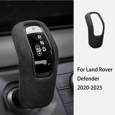 Suede Gear Shift Knob Cover Accessories Trim For Land Rover Defender 2020-2025