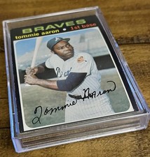 1971 Topps Atlanta Braves 15-Card Mid-Grade Lot - All Pictured - No Creases