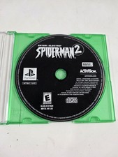 Spider-Man 2 Enter Electro Sony PlayStation 1 PS1 2001 SLUS-01378 Disc Only!