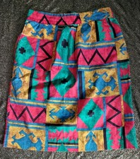Women's Multicolor African Print Skirt