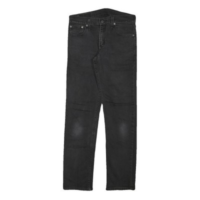 Levi's 511 Herren Slim Schwarz Denim Jeans Baumwollmischung W30 L32 Classic Fit Zip