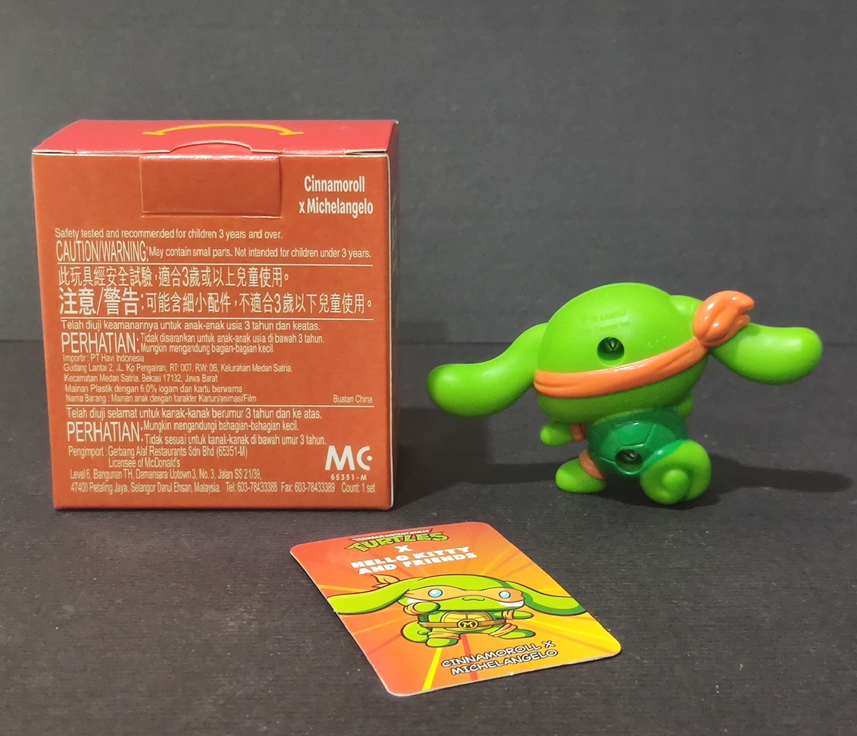 NIB 2025 McDonalds Teenage Mutant Ninja Turtles TMNT CINNAMOROLL X