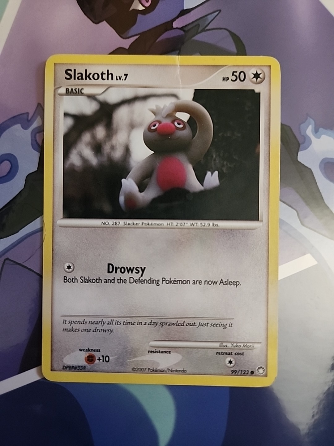 Slakoth 99/123 Mysterious Treasures Regular Heavily Played