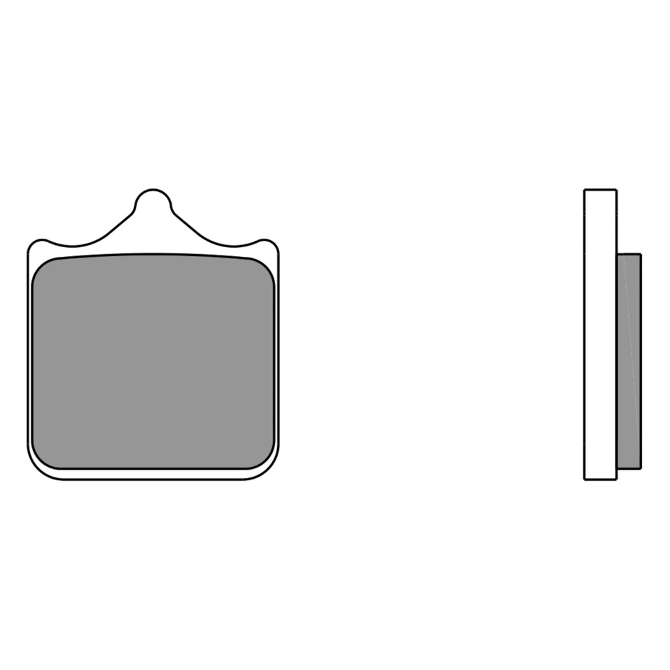 Brake Pads for HUSQVARNA SM 511 R 2011-2013 Front Racing Road Race Brembo — 第 2/4 张图片