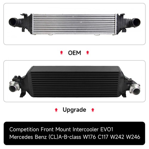 Competition EVO1 Intercooler Kit For Mercedes Benz (CL)A-B-class W176 C117 W242 - Picture 7 of 9