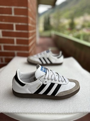 Adidas Samba OG Schuhe Weiß/Schwarz | Top Zustand | Größe 40 | B75806