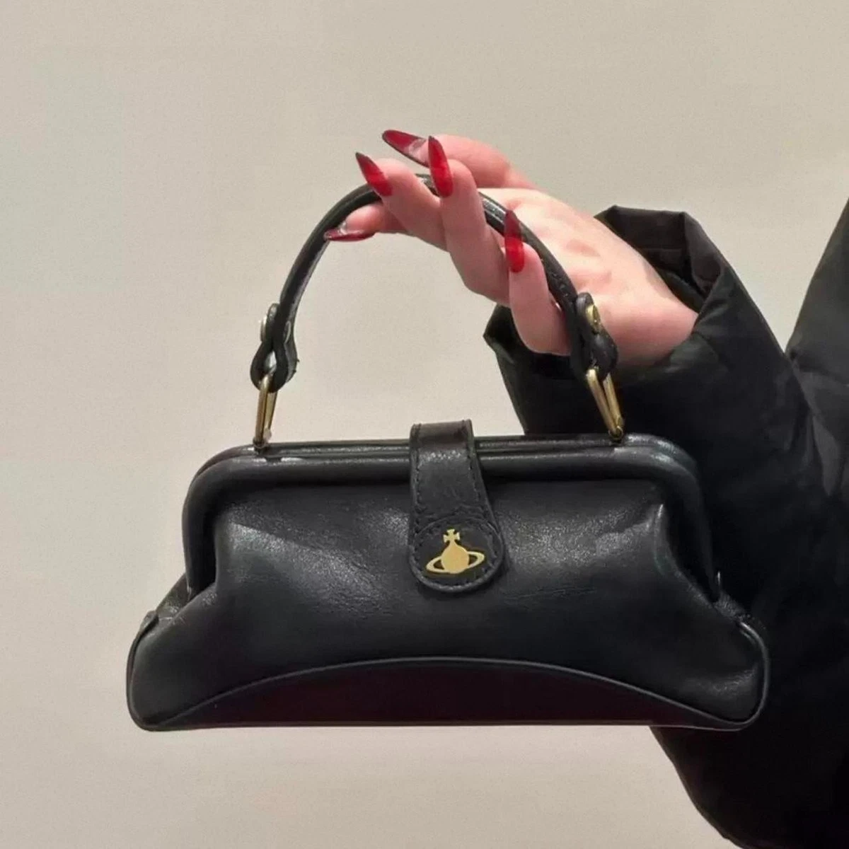Vivienne Westwood Leather Exterior Black Bags & Handbags for Women