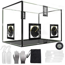 Mushroom Mycology Large Still Air Box 31.5X 20.5X 20.5 inch Professional-Grad...