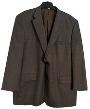 Joseph  Feiss Men  s 48R Houndstooth 2 Button Closure Blazer Sports Jacket.