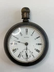 Antique Waltham Sterling Silver Pocket Watch, Pre-Owned, Doesn't Run (RB-#41)