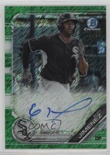 2019 Bowman Chrome Prospect Green Shimmer Refractor 9/99 Eloy Jimenez Auto 0c3
