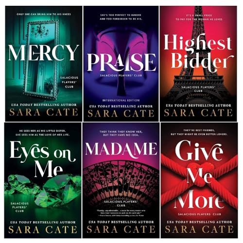 Salacious Players Club Series 6 Books Collection Set by Sara Cate (Praise | TODO