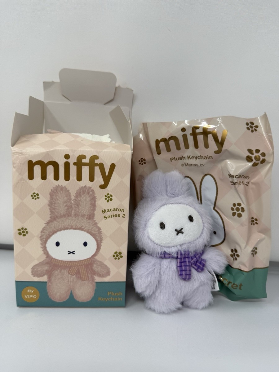 VIPO miffy Macaron Series 2 プラッシュキーチェーン Authentic Vipo X Miffy Macaron Series 2 Plush Keychain