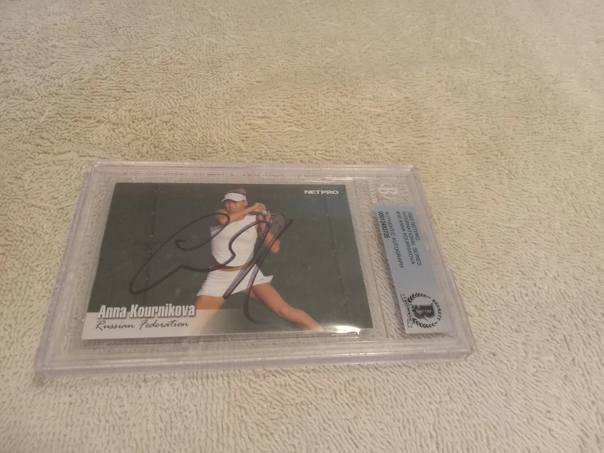 Anna Kournikova Tennis Original Autographed Items for sale | eBay