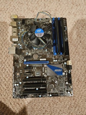 Tested Working Msi Gaming Pc Motherboard Assembly