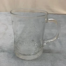 Vintage Christmas Tree Mug Coffee Tea Eggnog Cup