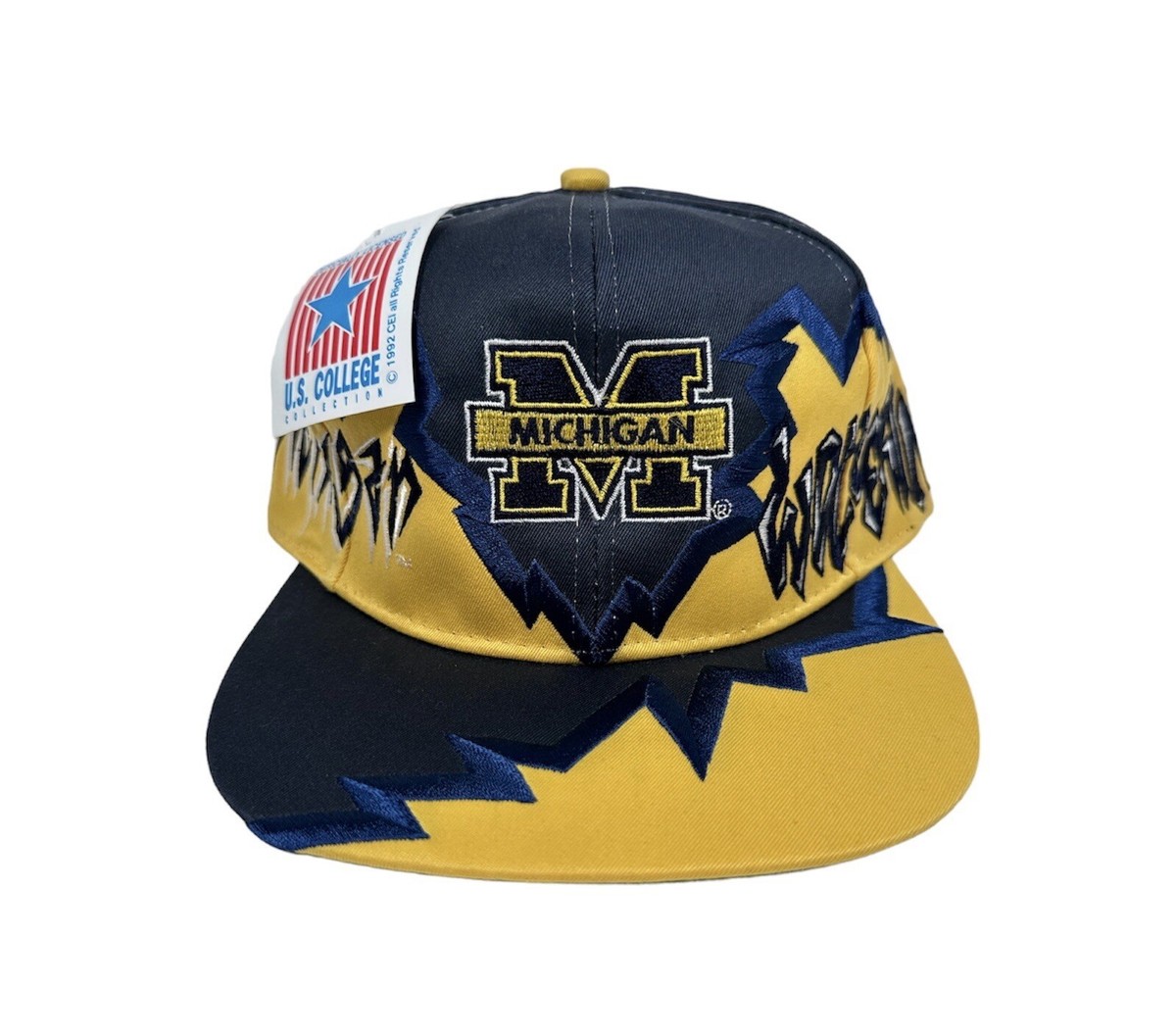 Michigan Wolverines Vintage Drew Pearson Jagged Edge Graffiti