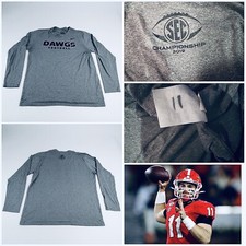 georgia bulldogs team issued Player SEC Championship Jake Fromm #11 Nike XL
