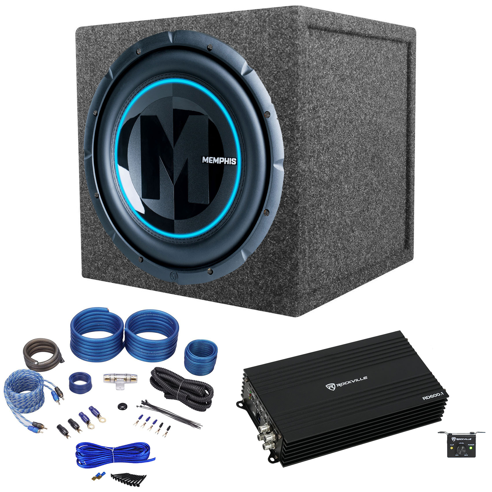 Автомобильный сабвуфер Memphis PRX12FT 12 мощностью 400 Вт моноусилитель Герметичный корпус сабвуфера 43890₽