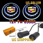 2 Bulbs 9w 3D Ghost Shadow Laser Logo Led Light Courtesy Door Step Cadillac