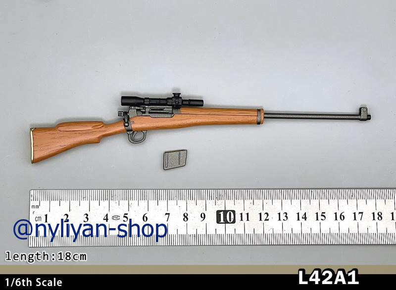1/6 Male 054 L42A1 Sniper Rifle Gun Weapon Model Fit 12''Action Figure ...