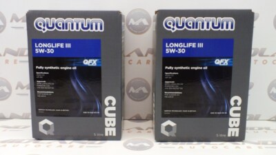 QUANTUM LONGLIFE 3 5W 30 FULLY SYNTHETIC ENGINE OIL 2x 5 LITRE CUBE 10 quantum-longlife-3-5w-30-fully-synthetic-engine-oil-2x-5-litre-cube-10